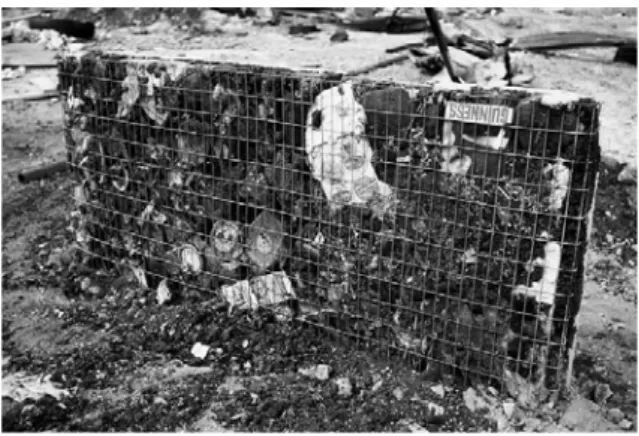 Figura 16 – Gordon Matta-Clark, Garbage Wall, 1970 