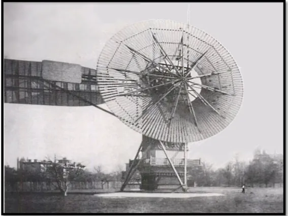 Figura 2 - Primeiro moinho de vento projetado para geração de energia elétrica por  Charles F
