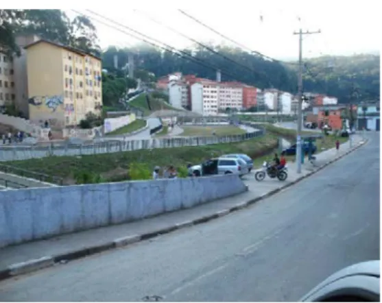 Figure 1- canivete linear Park before and after interventions 