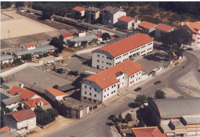 Figura 1. Vista aérea da Escola Evaristo Nogueira 
