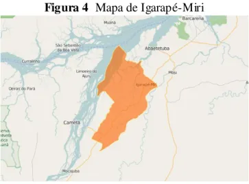 Figura 4 Mapa de Igarapé-Miri 