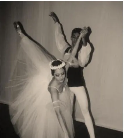 Figura 07 - Ballet Les Sylphides interpretado por Carlos Dergan e Rosana  Rosário. 