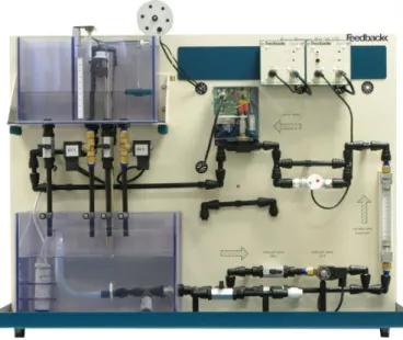 Figura 3.1: Sistema de controlo de fluxo e de nível