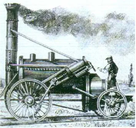 Figura 3 - Locomotiva Rocket, 1830.  