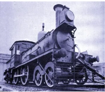 Figura 4 - Locomotiva  Baronesa, 1854.  