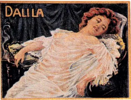 Figura 4: Embalagem dos cigarros Dalila, os primeiros fabricados pela Cia Souza Cruz. 