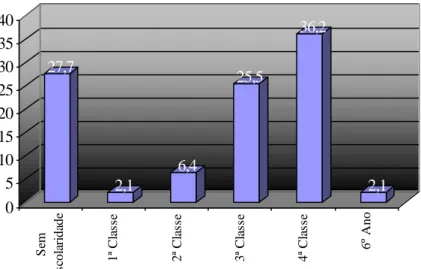 Gráfico 2: Distribuição dos Idosos por Anos de Escolaridade