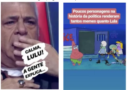 Figura 06 - Stories com Imagens, Legendas e Memes em O Globo e Folha de S.Paulo