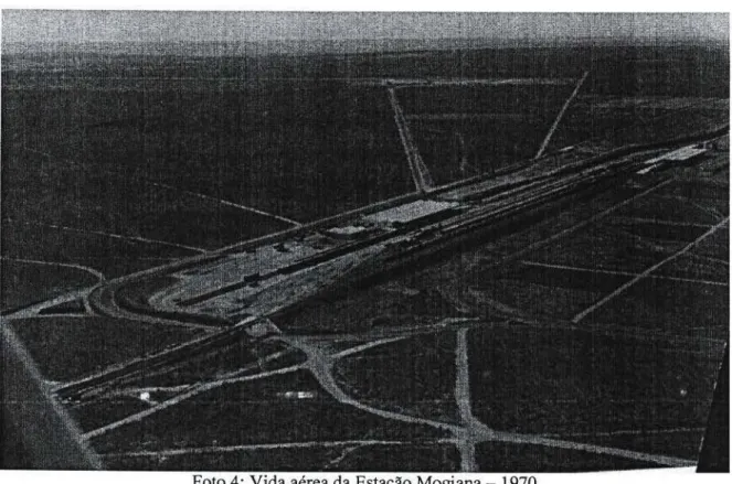 Foto 4: Vida aérea da Estação Mogiana - 1970 