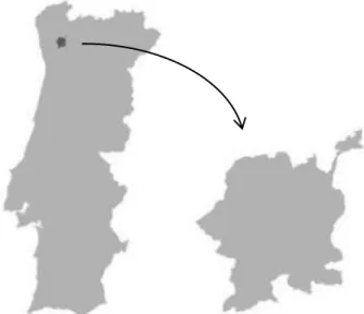 Figura 5: Enquadramento geográfico do concelho de Guimarães  Fonte: site CMG 8