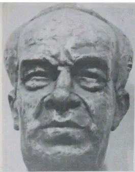 Figura 2 Cabeça de Frederico Barata, s.d, escultura João Pinto. Fonte: Revista Espaço, Ano 1,  Nº 03, dezembro de 1977