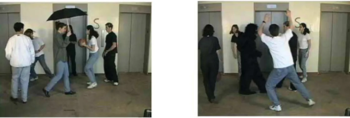 Figure 2.8 – Single frames taken from the original video. Adapted from [SC99].