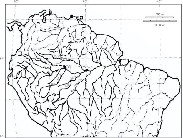 Fig. 2 — Source of C. macropomum specimens.