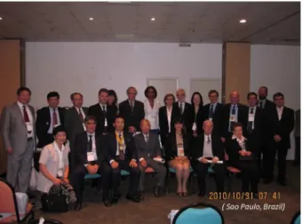 Figure 1 -  Group photo of the ISEM board members  in Sao Paulo, Brazil in 2010.