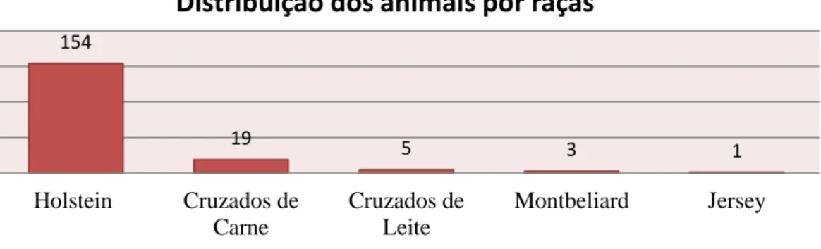 Figura 2. Distribuição dos animais em estudo pelo sexo. 