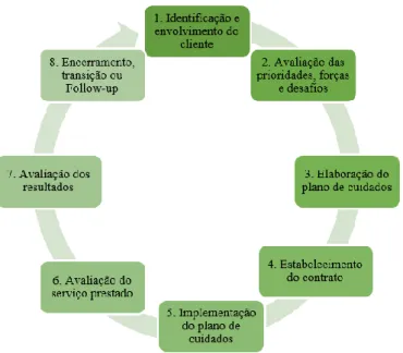 Figura 6 O processo de Gestão de Casos 