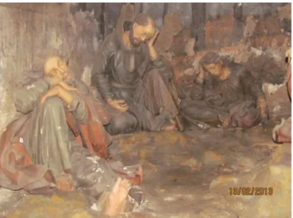 Figura   9   -­‐   Capela   do   Horto   ou   Agonia   (Apóstolos   Pedro,   Tiago   e   João)   -­‐   Braga   -­‐   foto   acervo   da   autora       
