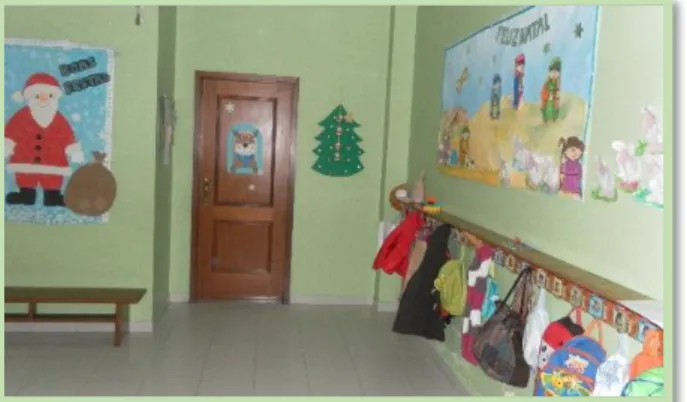 Figura 8- Hall correspondente à sala da faixa etária dos cinco anos. 