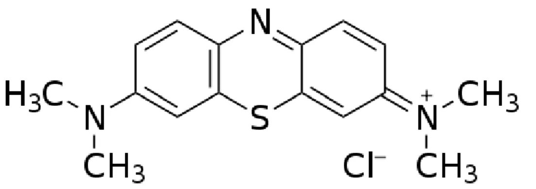 Figura 10. Estrutura do azul de metileno. 