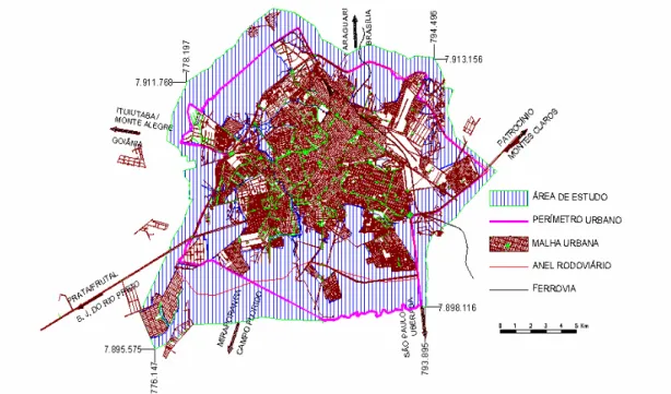 Figura 2-7 – Identificação da área de estudo 