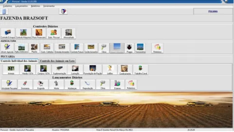 Figura 6 – Exemplo do interface do módulo Integrado. 
