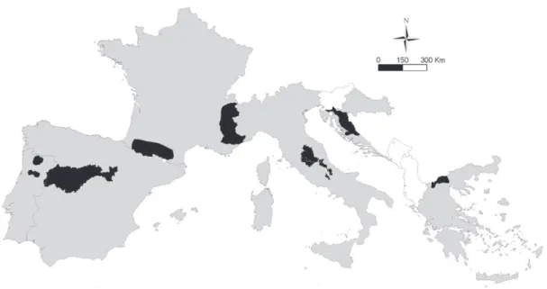 Tabella  3.  Partners  internazionali  e  nazionali  coinvolti  nel  progetto  LIFE  COEX,  2002-2003