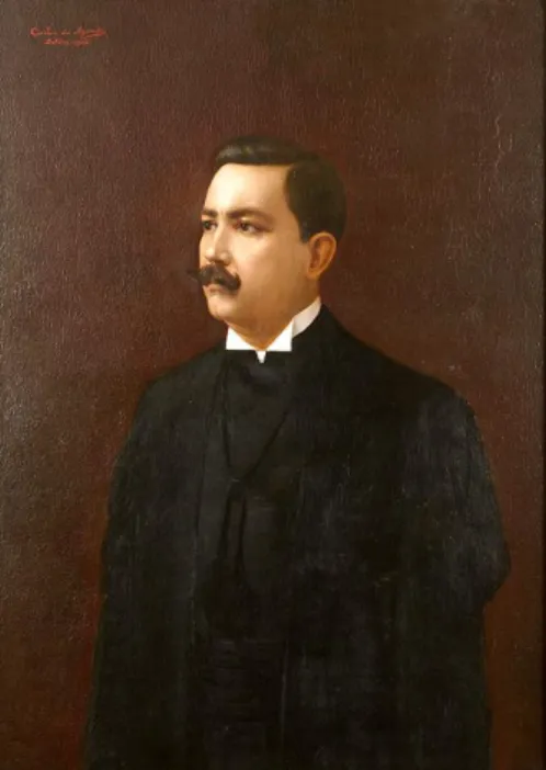 Figura 1: Carlos de Azevedo. Augusto Montenegro, 1904, óleo s/ tela, 65,5 x 50,4 cm. 