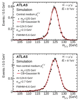 Fig. 3 shows how the signal model reproduces the simulation for the medium p µ + µ