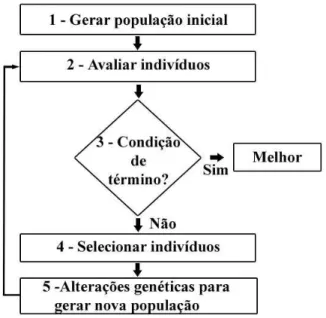 Figura 3.1: Fluxo geral de AG