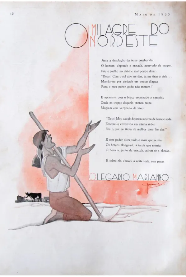 Figura 12- O Milagre do Nordeste, Olegário Mariano. Ilustração Brasileira, maio 1935, p