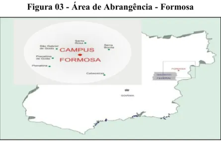 Figura 03 - Área de Abrangência - Formosa