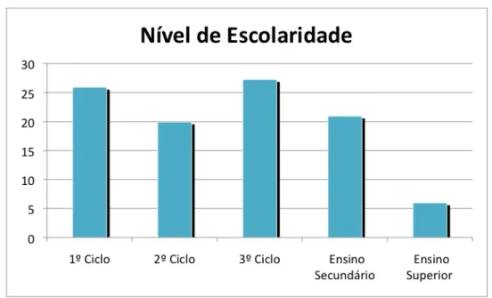 Gráfico 5 - Nível de escolaridade das respondentes 
