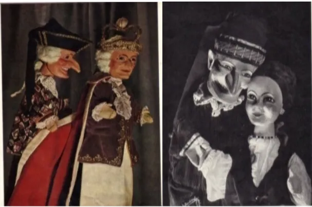 Foto da revista LE THÉÂTRE DE MARIONNETTES EM ALLEMAGNE. 1957  