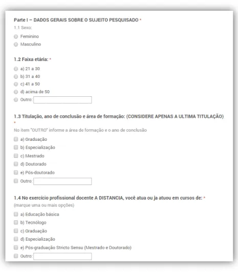 Figura 8: Parte 1 do formulário 