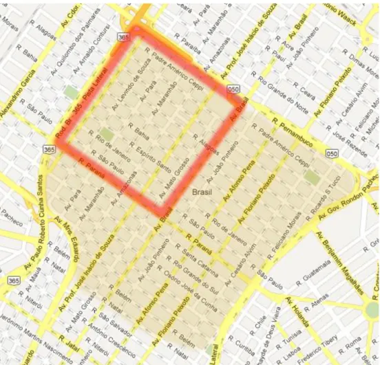 Figura 8: Mapa do Bairro Brasil 