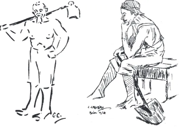 Figure 4: Caricature of Craveiro by Cândido Craveiro  (Source: Craveiro, 1915a, p.150)