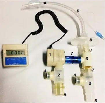 Figure 1. Instrument for evaluation of vital capacity 