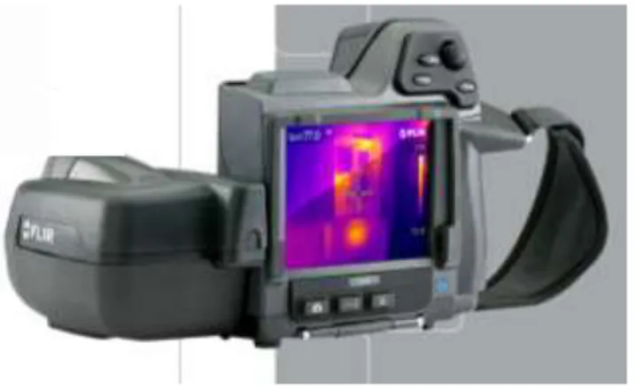 Figura  3.7:  Câmera  de  infravermelho  FLIR  Systems  modelo  T420  (extraído  do  manual  do  operador) 