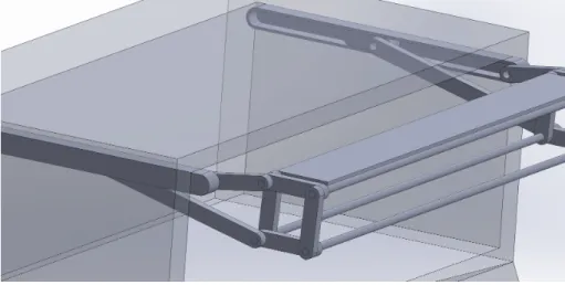 Figure 3.2: Foldable stair in box.