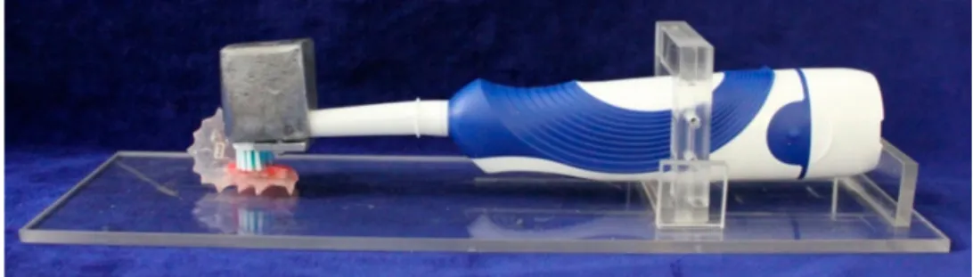 Figure 2-  Illustrative image of the device used for brushing procedures