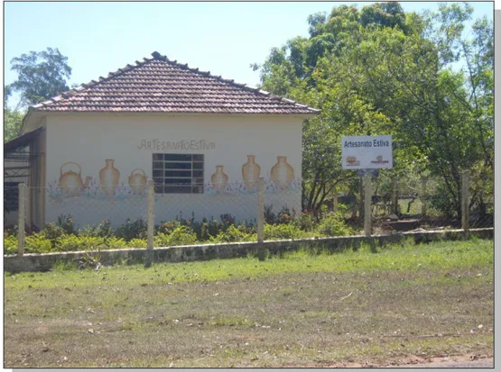 Figura 4: Local de confecção e venda de artesanatos em Santa Fé do Sul (área rural) (SP) - 2008