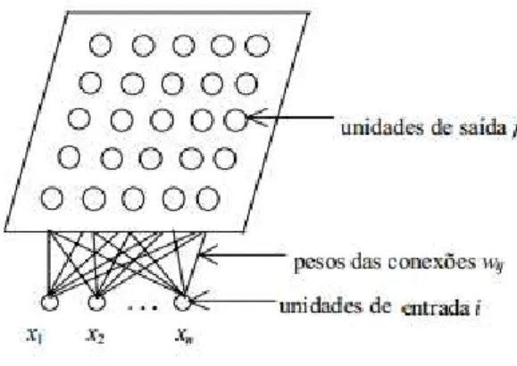 Figura 2 - Modelo de programação do mapa auto-organizável 