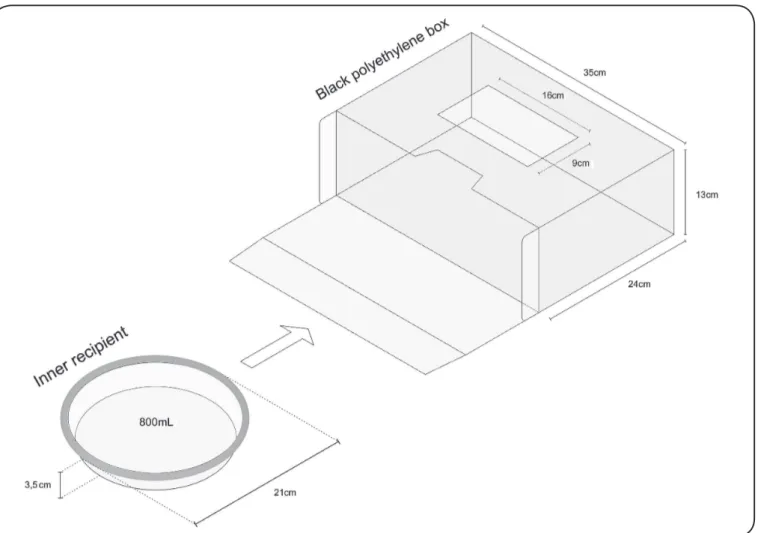 FIGURE 1: BR-OVT oviposition trap for collection of Culex quinquefasciatus eggs. BR-OVT: oviposition trap.