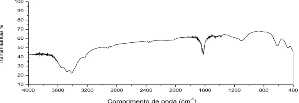Figura 8: Espectro de Infravermelho do antígeno Vi puro. 