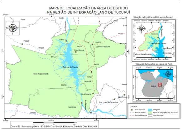 Figura 5 - Mapa da área de estudo.