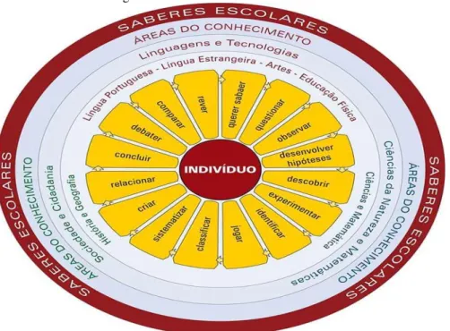 Figura 2 -  Mandala “saberes escolares”