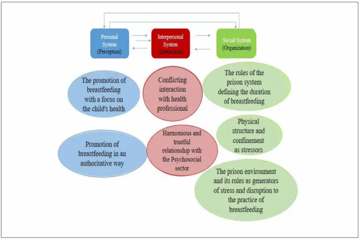 Figure 1 - Flowchart of the Central Ideas grouped within the Structure of Open Systems of Imogene King.