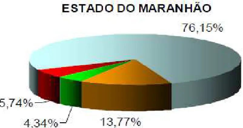 Figura 1 - Distribuição das áreas protegidas no Maranhão  