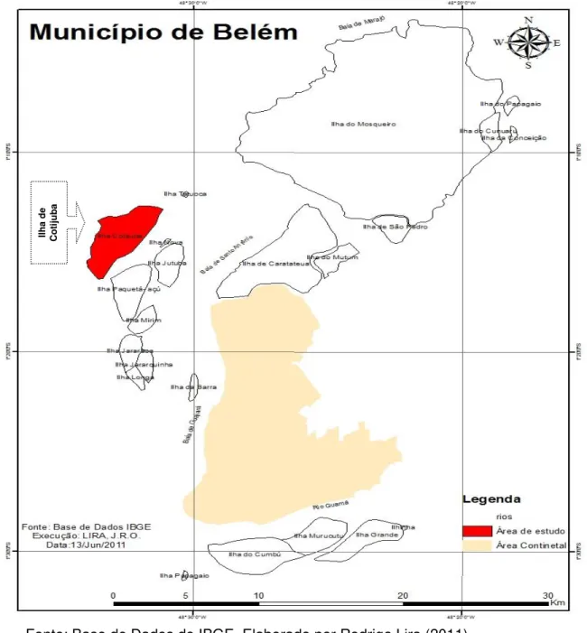 Figura 2  –  Território do município de Belém 