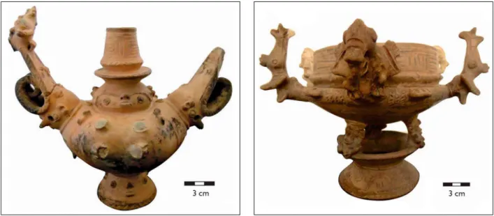 Figura 1. Vaso de gargalo (‘tipo 1’ de Frederico Barata) que compõe a  coleção Valentim Bouças, do Museu Nacional/Universidade Federal  do Rio de Janeiro, Rio de Janeiro
